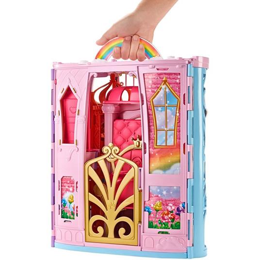 Barbie Dreamtopia Portable Castle Dollhouse Set di mobili - 4