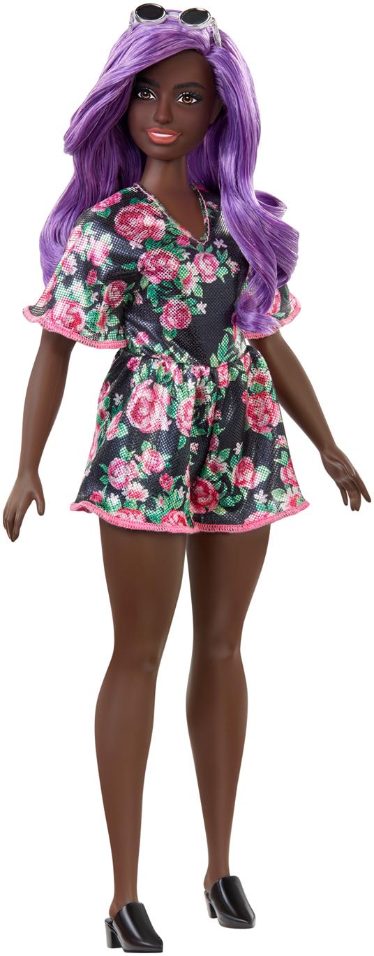 Barbie Fashionista. Bambola Afroamericana con Vestito a Fiori - Barbie -  Fashionistas - Bambole Fashion - Giocattoli