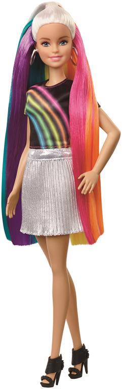 Barbie Capelli Arcobaleno Bambola con Accessori inclusi, Giocattolo per  Bambini 3+ Anni. Mattel (FXN96) - Barbie - Barbie Fab - Bambole Fashion -  Giocattoli