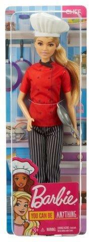 Barbie Bambola Chef con Padella e Cappello da Cuoco, Giocattolo per Bambini 3+ Anni. Mattel (FXN99) - 9