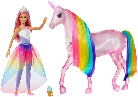 Barbie Unicorno Grande con Barbie - 3