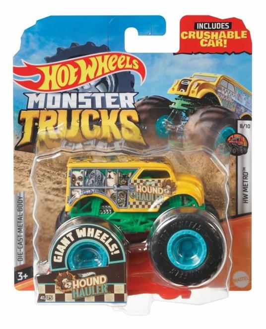 Hot Wheels- Monster Truck in Scala 1:64, Veicolo Singolo a Sorpresa, Assortimento Casuale - 2