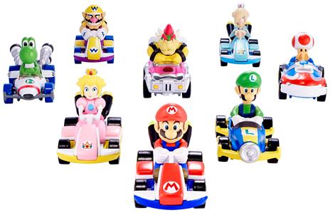 Hot Wheels - Mario Kart Toad, Sneek, in collaborazione con Mario Kart, un assortimento di riproduzioni in scala 1:64 - 3