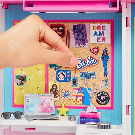 Barbie- L'armadio dei sogni con Bambola Bionda e più di 25 Pezzi - 2
