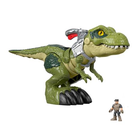 Jurassic Park Imaginext T Rex dalla Grande Bocca, con Personaggio, Giocattolo per Bambini 3+ Anni, GBN14 - 2