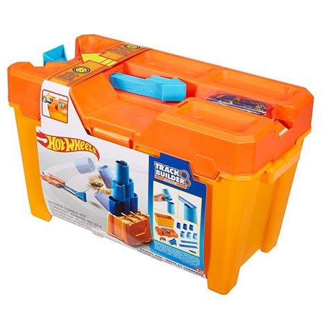 Hot Wheels Track Builder Scatola Stunt. Playset con Birilli e Lanciatore - 3