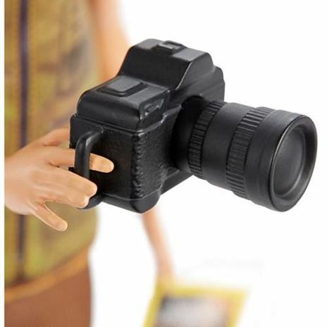 Barbie Fotoreporter con Cucciolo di Leone. National Geographic (GDM46) - 3