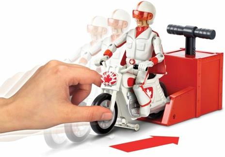 Toy Story 4. Duke Caboom Con Moto E Lanciatore. Mattel Gfb55 - 4