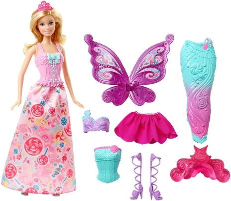 Barbie Dreamtopia Unicorno Pettina & Brilla, Giocattolo per Bambini 3+ Anni. Mattel (GFH60) - 6