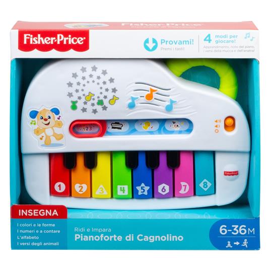 Fisher-Price Pianoforte di Cagnolino, Giocattolo Istruttivo per Bambini 6+ Mesi - 6