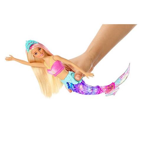 Barbie Dreamtopia Bambola Sirena Bionda con Coda Che Si Muove e Luci - 12