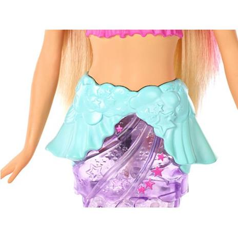 Barbie Dreamtopia Bambola Sirena Bionda con Coda Che Si Muove e Luci - 8
