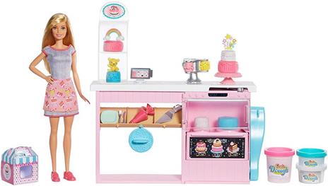 Barbie Playset Pasticceria con Bambola e Accessori da Cucina, 3+ Anni. Mattel (GFP59) - 2