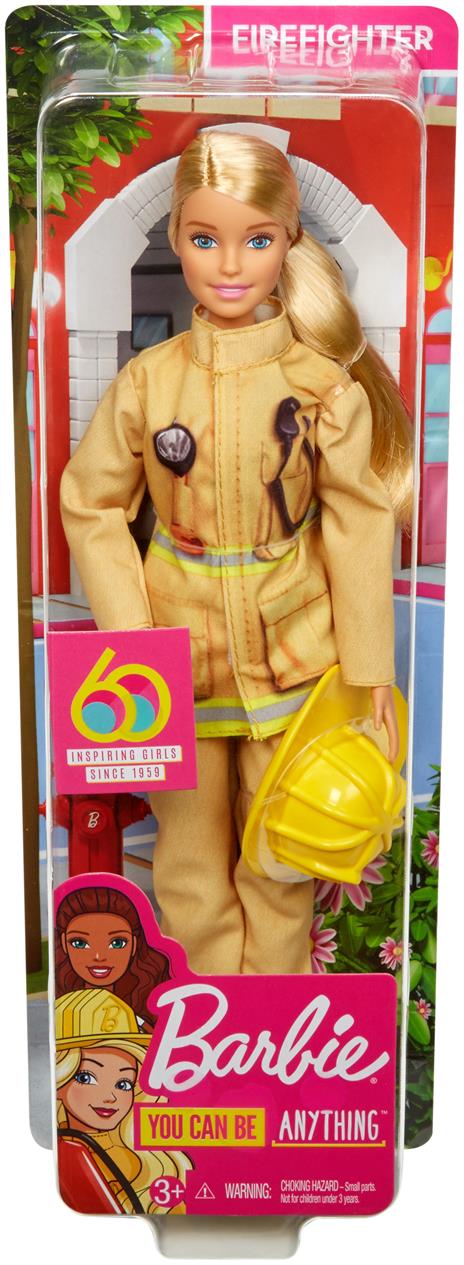 Barbie Carriere Iconiche. Pompiere. Edizione Esclusiva per 60 Anniversario - 4