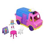 Mattel GGC40 - Polly Pocket - Pollyville - Veicolo Furgoncino Dei Gelati