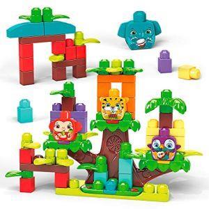 MEGA Bloks Giungla Musicale, con Musica, Suoni e 60 Pezzi da Costruzione, Giocattolo per Bambini 1+ Anni, GGG11 - 2