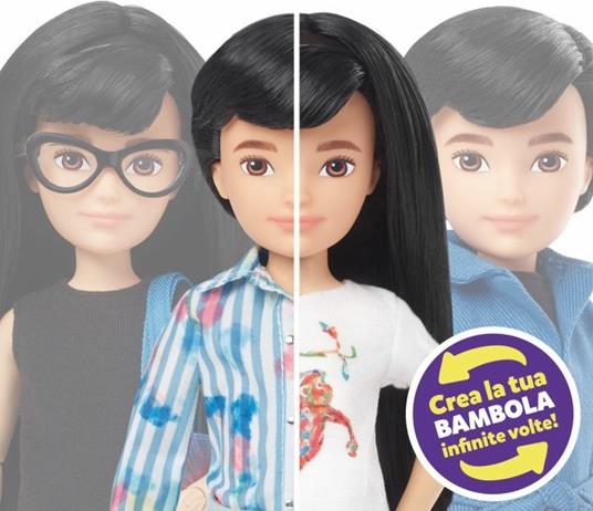 Creatable Bambola Delux Capelli Neri Lisci (GGG54) - 3