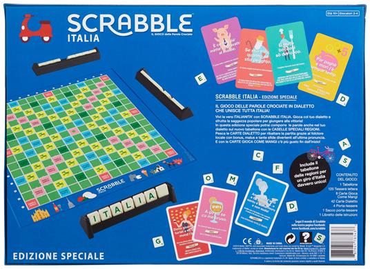 GGN24 &UNO Gioco di Carte per Tutta la Famiglia Mattel Games Scrabble Italia W2087 anche in Dialetto Edizione Speciale Gioco di Parole Crociate GGN24 &UNO Gioco di Carte per Tutta la Famiglia Mattel Games Scrabble Italia W2087 anche in Dialetto Edizione Speciale Gioco di Parole Crociate