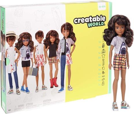 Creatable World Kit Deluxe Bambola con Accessori DC-826 GGT68
