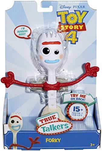 Disney Pixar Toy Story 4 Parlante Forchetta frasi e suoni, per rigiocare le scene del nuovo film, versione francese, giocattolo per bambini, GGV89 - 3