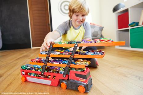 Hot Wheels Mega Trasportatore, Camion per Veicoli, Giocattolo per Bambini 3+ Anni. Mattel (GHR48) - 2