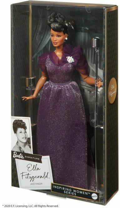 Barbie ? Inspiring Women, Ella Fitzgerald Bambola da Collezione, Giocattolo per Bambini 6+ Anni, GHT86