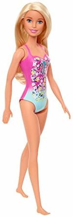 Barbie Beach Doll: Blonde Fiori Rosa
