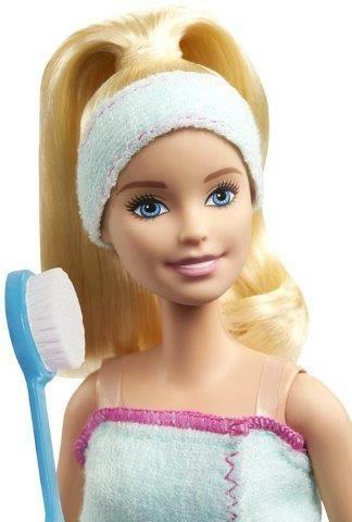 Barbie Wellness Playset Spa con Bambola e Accessori, Giocattolo per Bambini 3+ Anni. Mattel (GJG55) - 3