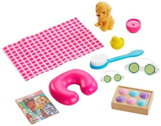 Barbie Wellness Playset Spa con Bambola e Accessori, Giocattolo per Bambini 3+ Anni. Mattel (GJG55) - 4