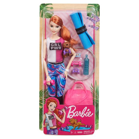 Barbie Wellness Playset Sport con Bambola e Accessori, Giocattolo per  Bambini 3+ Anni. Mattel (GJG57) - Barbie - Bambole Fashion - Giocattoli