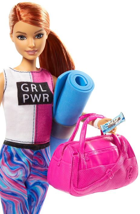 Barbie Wellness Playset Sport con Bambola e Accessori, Giocattolo per Bambini 3+ Anni. Mattel (GJG57) - 3