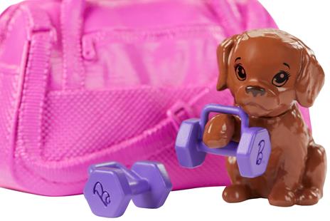 Barbie Wellness Playset Sport con Bambola e Accessori, Giocattolo per Bambini 3+ Anni. Mattel (GJG57) - 4