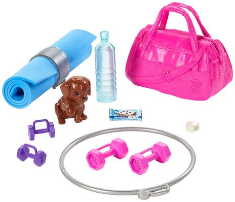 Barbie Wellness Playset Sport con Bambola e Accessori, Giocattolo per Bambini 3+ Anni. Mattel (GJG57) - 5