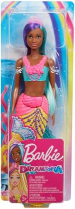 Barbie Dreamtopia Bambola Sirena con Capelli Turchese e Viola Giocattolo per Bambini 3+ Anni, GJK10