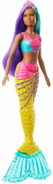 Barbie Dreamtopia Bambola Sirena con Capelli Turchese e Viola Giocattolo per Bambini 3+ Anni, GJK10 - 2