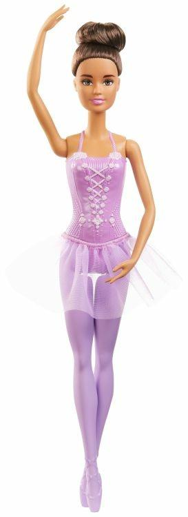 Barbie Ballerina Bambola Castana con tutù Giocattolo per Bambini 3+ Anni, GJL60 - 3