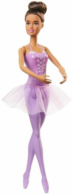 Barbie Ballerina Bambola Castana con tutù Giocattolo per Bambini 3+ Anni, GJL60 - 4