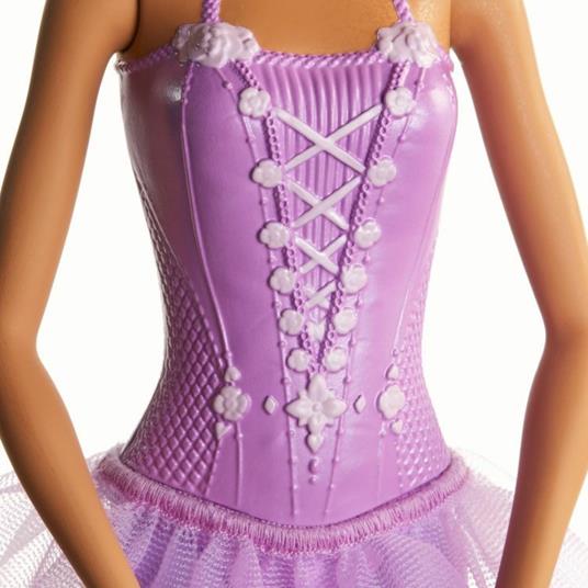 Barbie Ballerina Bambola Castana con tutù Giocattolo per Bambini 3+ Anni, GJL60 - 5