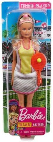 Barbie Bambola Tennista con Racchetta e Pallina, Giocattolo per Bambini 3+ Anni. Mattel (GJL65) - 5