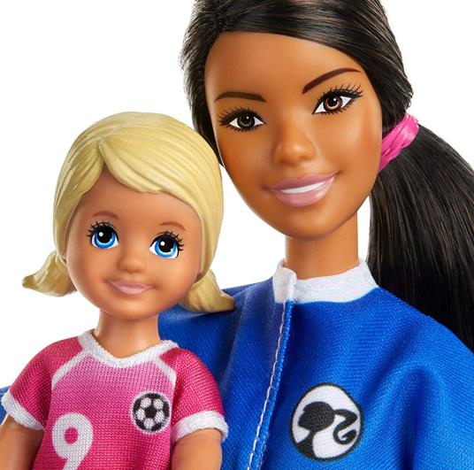 Barbie Playset ?Allenatrice di Calcio con 2 Bambole e Accessori Giocattolo per Bambini 3+ Anni, GJM71 - 3