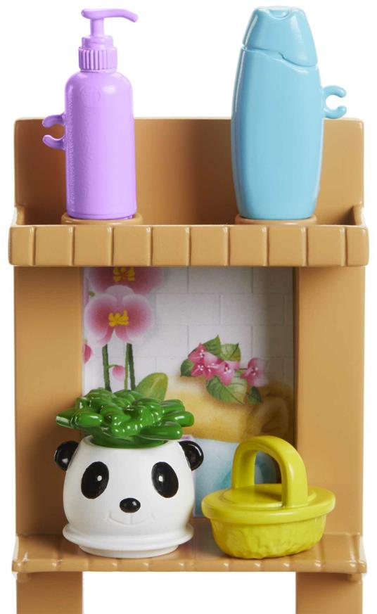 Barbie Vasca da Bagno Playset con Bambola Bionda e Accessori, Giocattolo per Bambini 3+ Anni. Mattel (GJN32) - 6