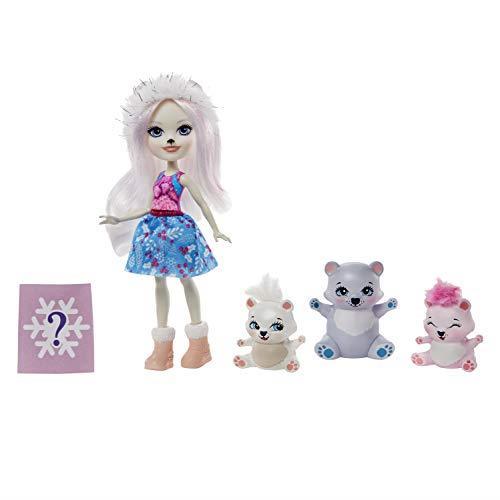 Enchantimals Bambola di Pristina l'Orso Polare con 3 Amici Cuccioli Giocattolo per Bambini 3+Anni GJX47 Enchantimals Casa delle bambole e Playset Enchantimals Bambola di Pristina l'Orso Polare con 3 Amici Cuccioli Giocattolo per Bambini 3+Anni GJX47 Enchantimals Casa delle bambole e Playset