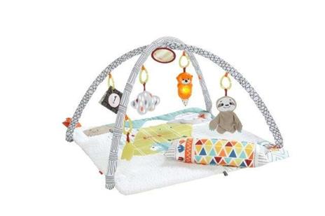 Fisher Price Palestrina 5 Sensi Deluxe, Stimola Sviluppo del Neonato. Mattel (GKD45)