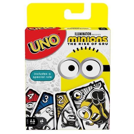 Mattel Games Uno Minions 2 Gioco di carte per famiglie Dai 7 anni in su