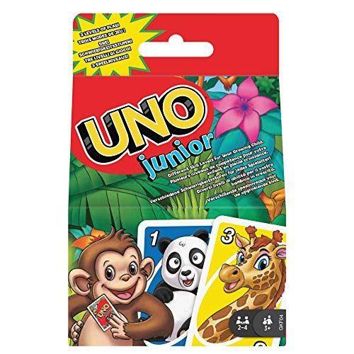 UNO Junior, Gioco di Carte con 45 Carte, Giocattolo per Bambini 3+Anni