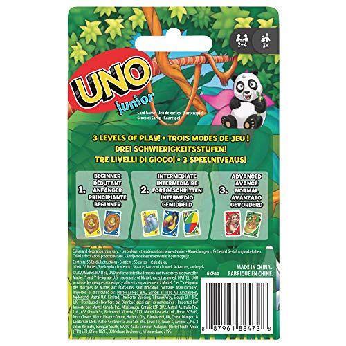 UNO Junior, Gioco di Carte con 45 Carte, Giocattolo per Bambini 3+Anni - 5