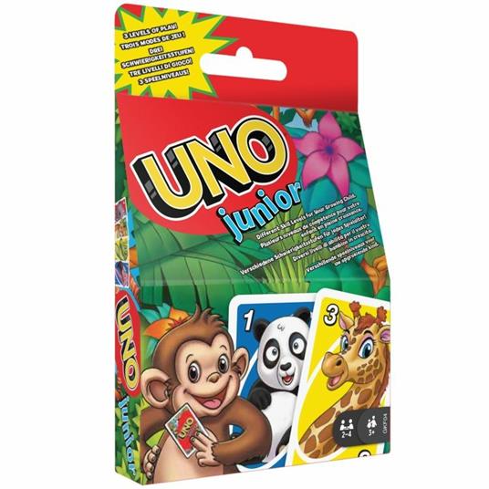 UNO Junior, Gioco di Carte con 45 Carte, Giocattolo per Bambini 3+Anni - 8