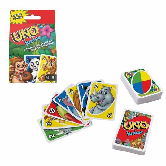 UNO Junior, Gioco di Carte con 45 Carte, Giocattolo per Bambini 3+Anni - 10