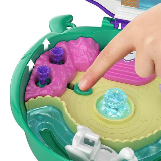 Polly Pocket Playset Tascabile Cofanetto Giardino della Coccinella con Bamboline e Accessori, 4+ Anni. Mattel (GKJ48) - 2