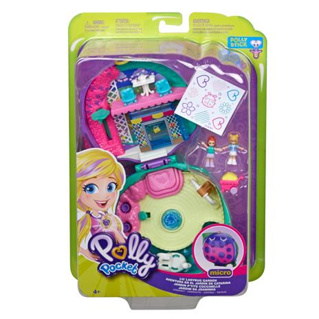 Polly Pocket Playset Tascabile Cofanetto Giardino della Coccinella con Bamboline e Accessori, 4+ Anni. Mattel (GKJ48) - 6